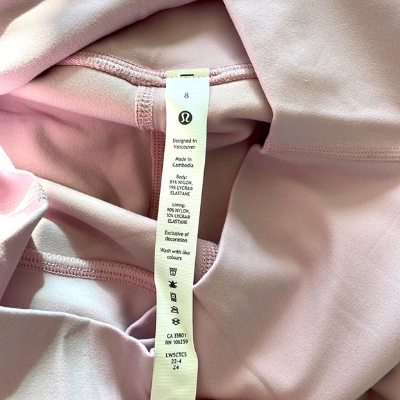 NWT Lululemon Align High-Rise Pant 25" Pink Peony Size 8 - Picture 5 of 11
